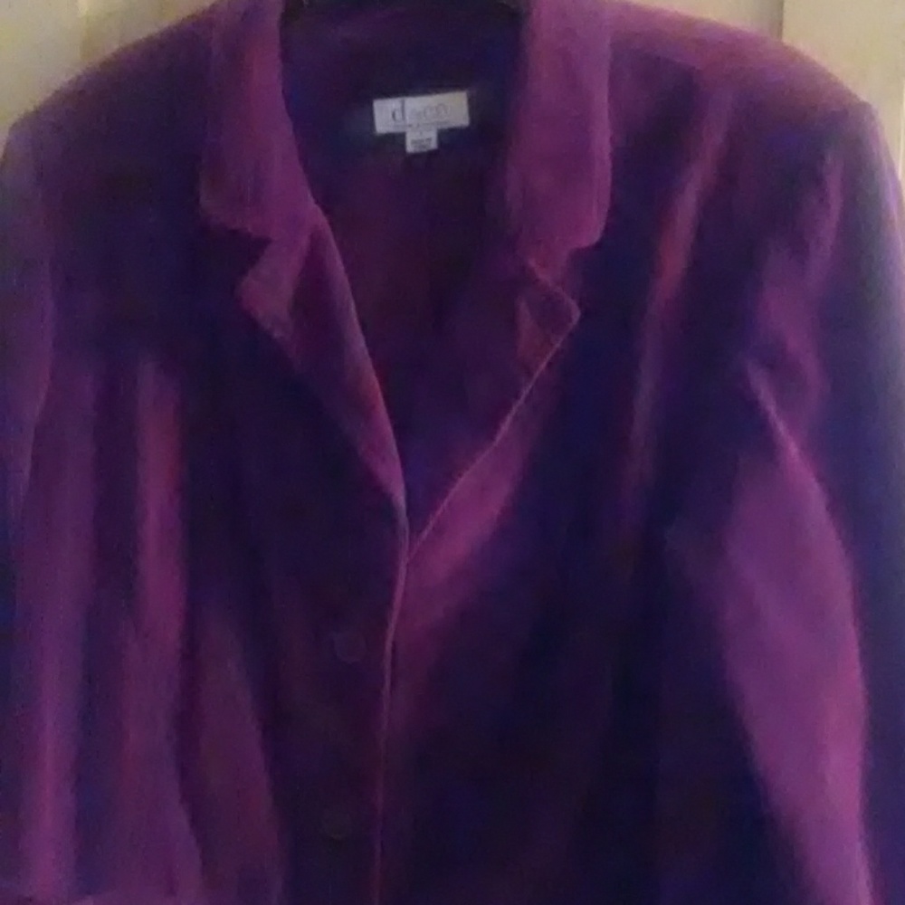 Denim and co velvet blazer